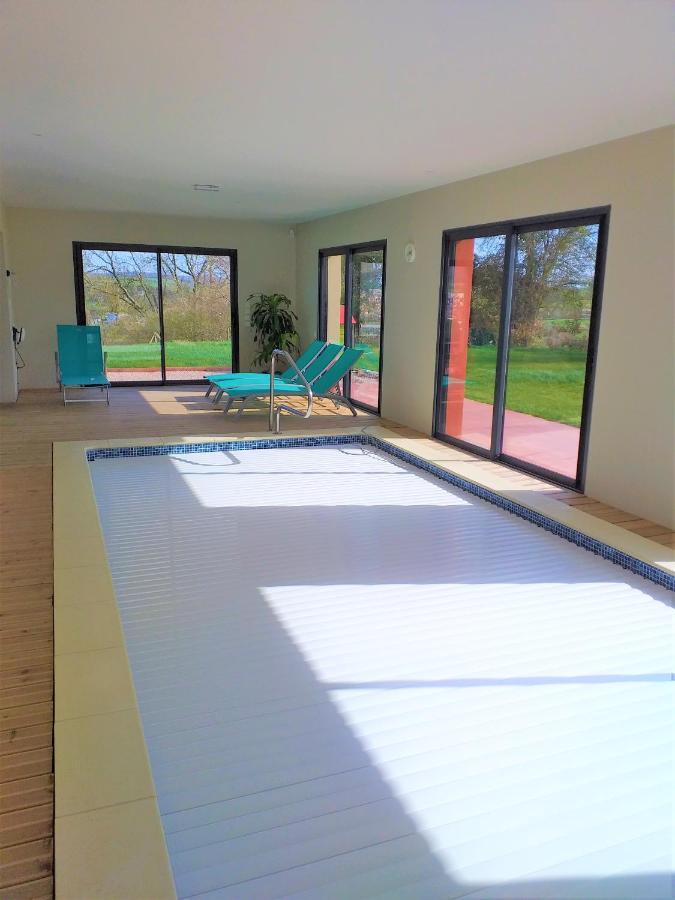Maison Avec Piscine Interieure Privee Sans Vis A Vis Chauffee Toute L Annee Quievrecourt Экстерьер фото