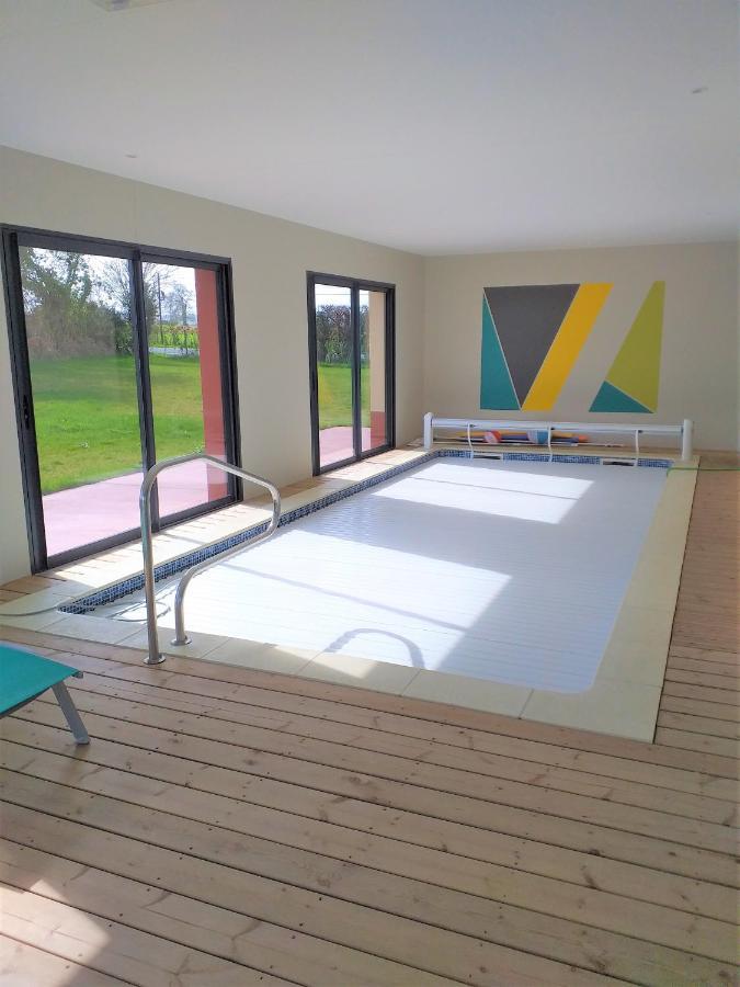 Maison Avec Piscine Interieure Privee Sans Vis A Vis Chauffee Toute L Annee Quievrecourt Экстерьер фото