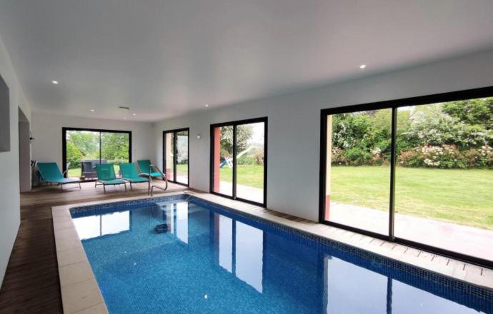 Maison Avec Piscine Interieure Privee Sans Vis A Vis Chauffee Toute L Annee Quievrecourt Экстерьер фото